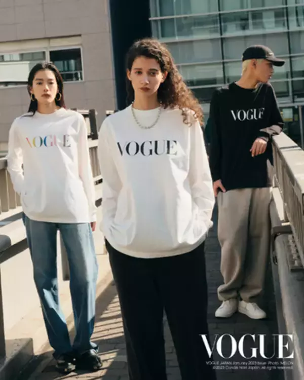 『VOGUE』公式アパレル「VOGUE Collection」｜秋冬限定「RETRO COLLEGE」シリーズが登場。そのほか、定番ロゴシリーズではロングスリーブTシャツなど新作も。