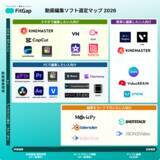 「用途と環境で選べる「動画編集ソフト選定マップ」｜2026年版」の画像1