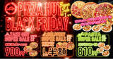 「【ピザハット・ブラックフライデー】Mサイズピザがお持ち帰り900円～、Lサイズピザは配達で半額！2024年11月15日（金）～12月1日（日）で限定開催！」の画像1
