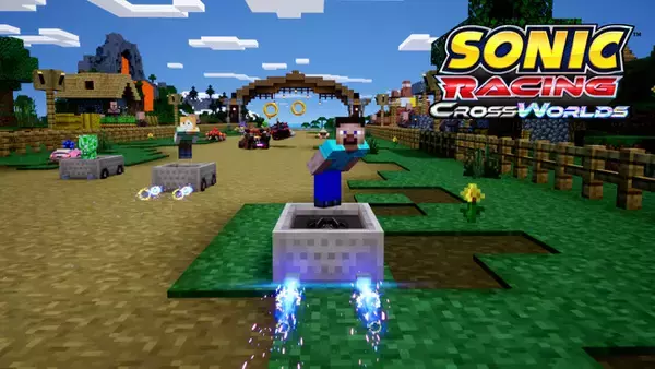 『ソニックレーシング クロスワールド』 有償DLC第1弾『マインクラフト』配信開始！