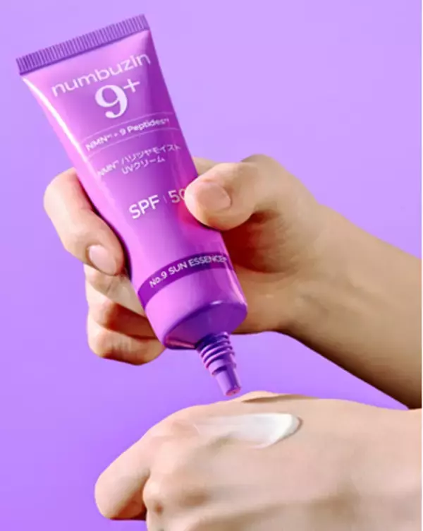 韓国スキンケアブランド『numbuzin(ナンバーズイン)』の人気急上昇中の９番ラインからの新作、「９番 UV クリーム」が新発売