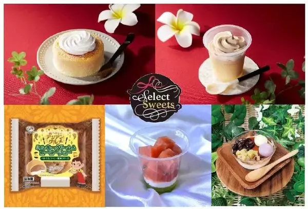 イオンにアジアンスイーツが大集合！ふわふわの台湾風カステラやベトナムコーヒー風シュークリームなど、期間限定の計５品目展開