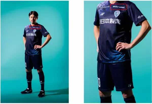 「【サッカー・Ｊ１・アビスパ福岡】株式会社博多グリーンホテルとのプレミアムユニフォーム・パートナー（鎖骨・左）契約更新のお知らせ」の画像
