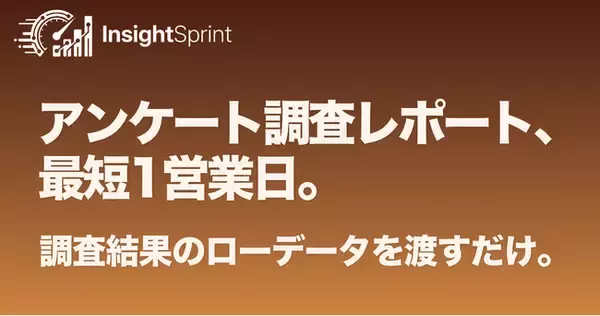 「アンケート調査のレポート納品を翌営業日へ。プロ品質のリサーチレポートをAIで即納する「InsightSprint」を提供開始」の画像