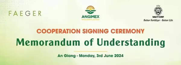 株式会社フェイガー、ベトナム最大クラスの米卸業者 Angimex社、肥料メーカーの NAUY CORP社とメコンデルタ地域50万haでの水田プロジェクト実施に向けてMOUを締結