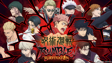 『呪術廻戦 RUMBLE: SURVIVATON』のMAPPA描きおろしイラスト使用の新キービジュアルをお披露目！羂索・禪院直哉のボス情報も解禁！