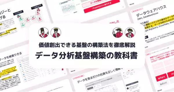 「【データ分析基盤構築の教科書】運用可能かつ価値創出できる基盤の構築法を徹底解説を無料公開！」の画像