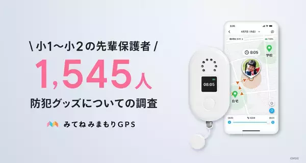 「家族アルバム みてね」【小1～小2の先輩保護者1,545人調査】防犯意識が高い保護者の約9割が抱く不安「親が気づけない」8割超が求めるのは「SOS通知付き・一体型GPS」
