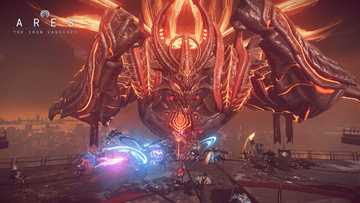 Com2uS Holdingsの新作スタイリッシュアクションRPG『ARES: THE IRON VANGUARD』、巨大ボスレイド「ギガントマキア」アップデートを実施！