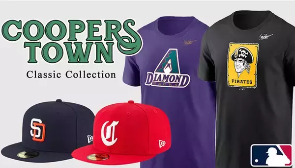 MLB クーパーズタウン復刻デザインアパレルが新入荷！