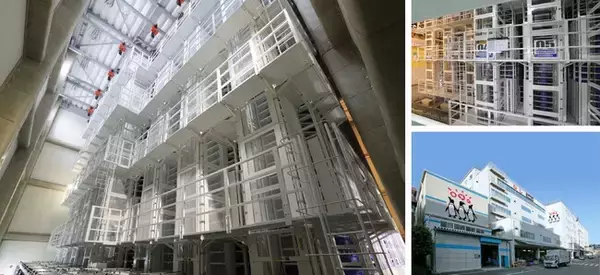 国内最大級の高さ14m超高層仕様自動倉庫「ロータリーラックH」をサンコーインダストリー株式会社 東大阪物流センターへ納入