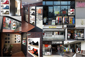 【CONVERSE】「YES. ALL STAR」全国の古着屋でポスター占拠キャンペーンがスタート