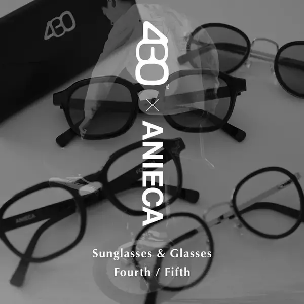 BMX発ストリート系アパレルブランド『430』と大人カジュアルの『ANIECA』によるコラボレーション第3弾！SunglassesとGlassesそれぞれ2モデルをリリース！
