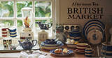 「英国食器を集めた「Afternoon Tea BRITISH MARKET」開催　ボーダーのマグやチャーミングな猫のポットも仲間入り」の画像1