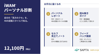 自分の「見方のクセ」を48項目で測る--iWAM(R)パーソナル診断の個人向け提供を開始
