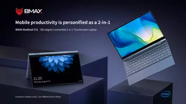 限定！ノートとタブレット2 in 1“BMAX Y13”現在たったの37990円!!