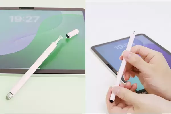 スマホ・タブレット対応2WAYタッチペン、キャップ式／スクリュー式の2モデルを同時発売（OWL-TPSE14／TPSE15）