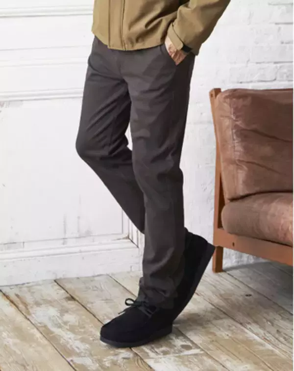 【アパレル専門店のコックス】ikkaメンズより履き心地の良さに定評がある、シリーズ累計販売数40万本超えの『GOKU楽パンツ』EASY STRETCH 起毛が登場！