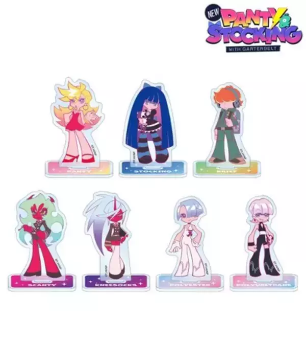 「『New PANTY ＆ STOCKING with GARTERBELT』のAni-Art clear label各種商品の受注を開始！アニメ・漫画のオリジナルグッズを販売する「AMNIBUS」にて」の画像