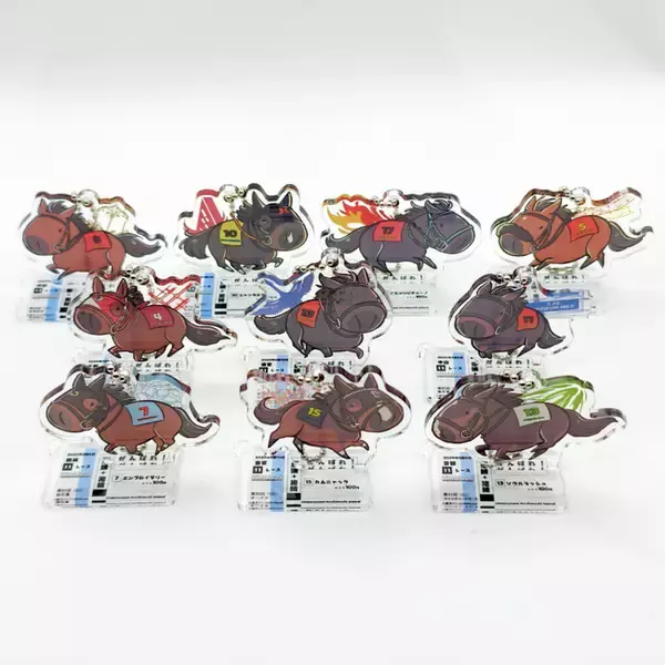 競走馬グッズブランド「UMAbred」よりアクリルスタンド＆キーホルダーボックストイVer2が発売！