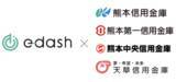 「CO2排出量可視化サービス「e-dash」と熊本信用金庫・熊本第一信用金庫・熊本中央信用金庫・天草信用金庫が業務提携」の画像1