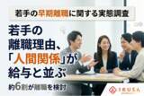 「【若手の早期離職に関する実態調査】離職検討の理由は「給与」と同等に「人間関係」が影響」の画像1