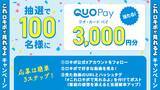 「QUOカードPay3,000円分が100名様に当たるキャンペーン実施中！お盆休みもLocipo（ロキポ）で東海地方の番組を見放題！」の画像1