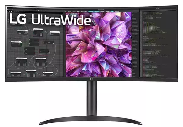 LAN端子、KVMスイッチ、USB Type-C端子を搭載！ビジネスの快適さを追求した34インチの21:9曲面型ウルトラワイド(TM)モニター「34WQ75C-B」を8月下旬より順次発売