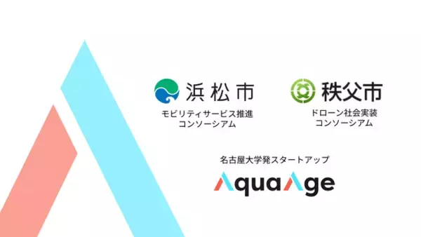 名大発スタートアップAquaAge、浜松市と秩父市のモビリティ・コンソーシアムに参画し、空間知能と生成AIの社会実装を加速