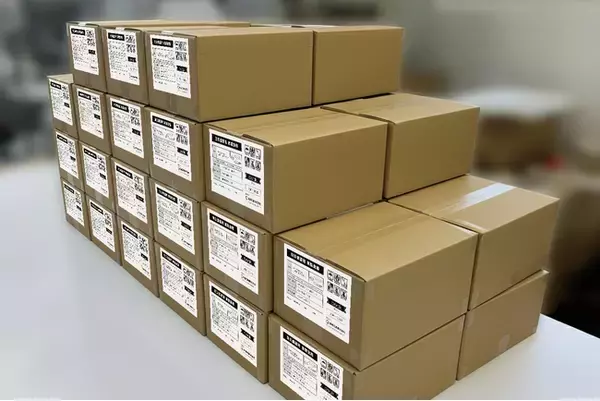 長野県朝日村が奥村印刷の「折り紙食器 beak」8,000セットを備蓄品に採用