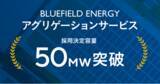 「Bluefield Energyのアグリゲーションサービス、採用決定容量50MWを突破」の画像1