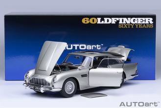 映画史に残るボンドカーを1/18スケールで。AUTOart「007／ゴールドフィンガー」アストンマーチン DB5をCAMSHOPで販売開始！