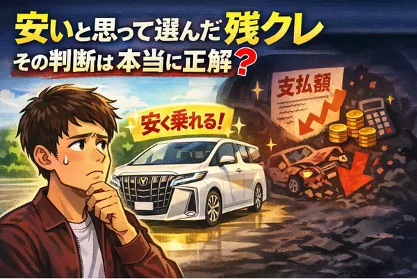 【調査】安いと思って選んだ残クレ、その判断は本当に正解？　残クレ利用者の7割が仕組みを十分理解せず契約　「月々の安さ」で選ばれる車購入の落とし穴