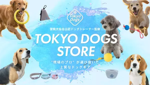 犬のしつけ専門店「東京DOGS-足立-」に、しつけ専門ドッグギアブランド「TOKYO DOGS STORE」の商品展示スペースを導入