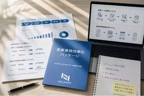 NSJAPAN、営業業務効率化パッケージの提供を開始