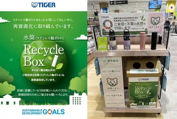 【イオンリテール】使用済みステンレス製ボトル 回収ボックスを２３５店舗に設置