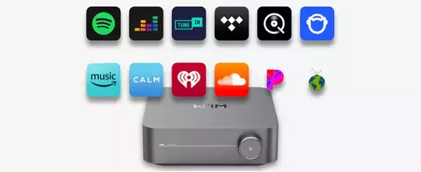 株式会社MUSIN、取り扱いブランドWiiMより、新作スピーカーアンプ搭載コンパクトストリーマー「WiiM AMP」を4月26日（金）より発売