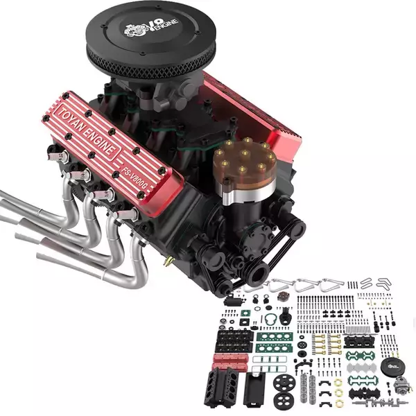 本プレスリリース読者限定、TOYAN 28cc V8ガソリンエンジンを25％OFF。BLDBが「NEWS25」特別購入キャンペーンを開始