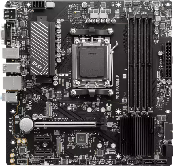 MSI、AMD Ryzen(TM) 8000G, 7000シリーズ・プロセッサー対応のB650チップセット搭載マザーボード「PRO B650M-P」 をビックカメラグループ限定で発売