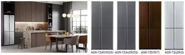 インテリアにこだわるあなたへ！暮らしのクオリティを高める洗練されたデザイン　AQUA 冷凍冷蔵庫 「TZシリーズ」2025年モデル発売