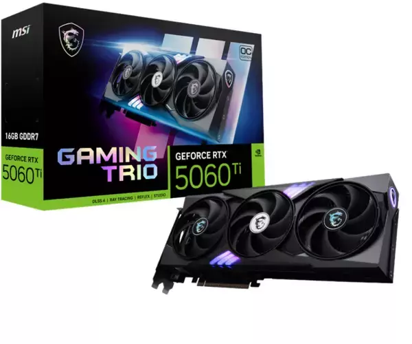 MSI、GeForce RTX(TM) 5060 Ti 16GBを搭載したグラフィックスカード「GeForce RTX(TM) 5060 Ti 16G GAMING TRIO OC」など発売のお知らせ