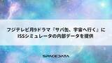 「スペースデータ、フジテレビ月9ドラマ『サバ缶、宇宙へ行く』にISSシミュレータの内部データを提供」の画像1