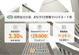 「貸付型クラウドファンディング「Funvest」10/29より新ファンド「国際総合計画 まちづくり支援ファンド２-１号」の募集開始」の画像1