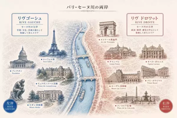 「セーヌ川を挟んで響き合う、伝統と革新のクリエイション 【ジャン＝ポール・エヴァン】がパリの二面性を描き出す 2つのパティスリー コレクション」の画像