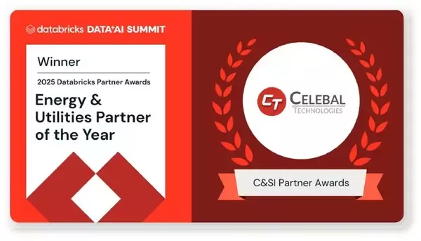 セレバルテクノロジー、データブリックスより「2025 Databricks Energy & Utilities Partner of the Year」を受賞