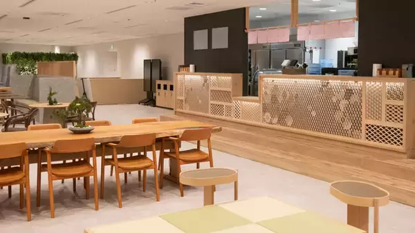 【ビル間交流を促すオフィス戦略】NTTデータ本社内に2店舗目である“和”カフェをオープン