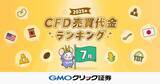 「GMOクリック証券：2025年7月CFD売買代金ランキングを発表」の画像1