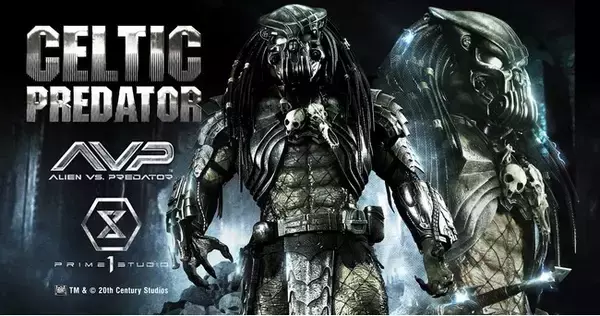 映画『エイリアンVS.プレデター』に登場した巨躯の戦士、「ケルティックプレデター」の1/3ポリストーン製スタチューが予約受付開始