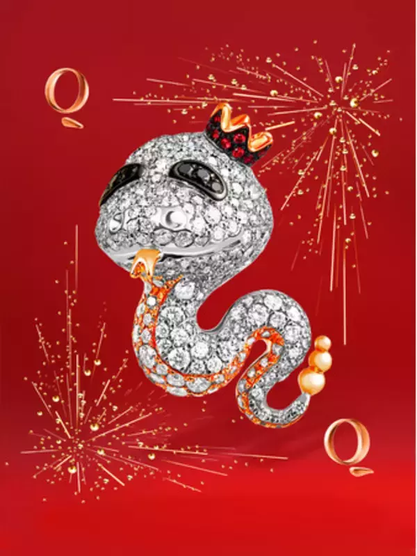 ケリング・グループ傘下 ファイン・ジュエラー“ Qeelin / キーリン ”2025年 干支 「巳年」にちなんだ新作“Snake Bo Bo”