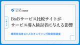 「【調査】BtoBサービス導入検討者の85%が「複数の比較記事に載っているサービス」を信頼する」の画像1